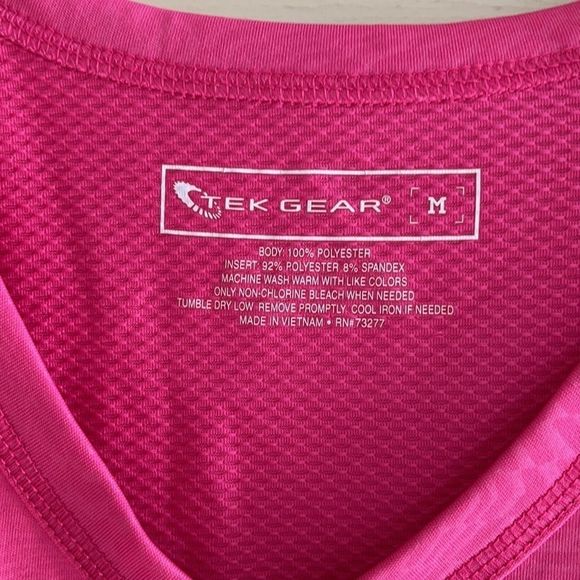 Tek Gear Pink Workout T shirt size M - Picture 2 of 4